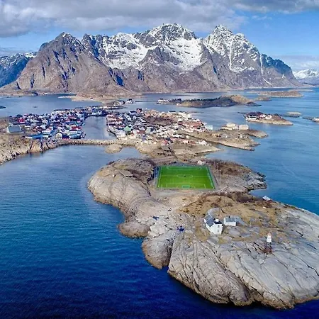 Modern With Mountains And Sea Views In * Henningsvaer